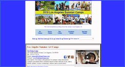 Desktop Screenshot of lasummercamps.org