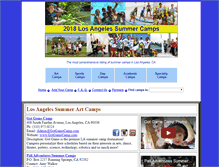 Tablet Screenshot of lasummercamps.org